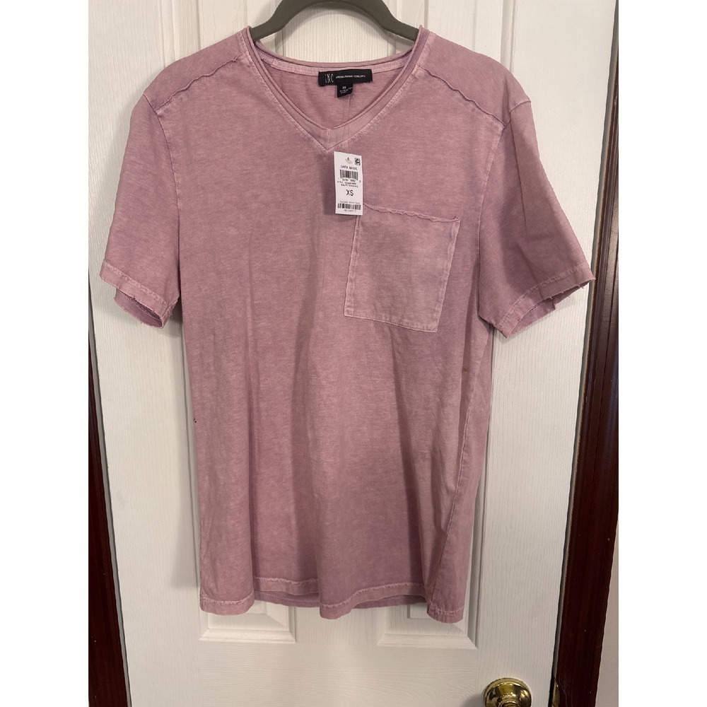 INC International Concepts Pocket T-Shirt V-Neck Short Sleeve XS
